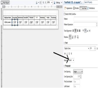 text field as “HTML” in Markup field