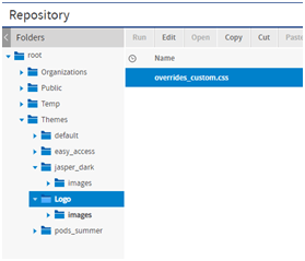 Change Tibco logo when upgrading from Jasper older version to new version