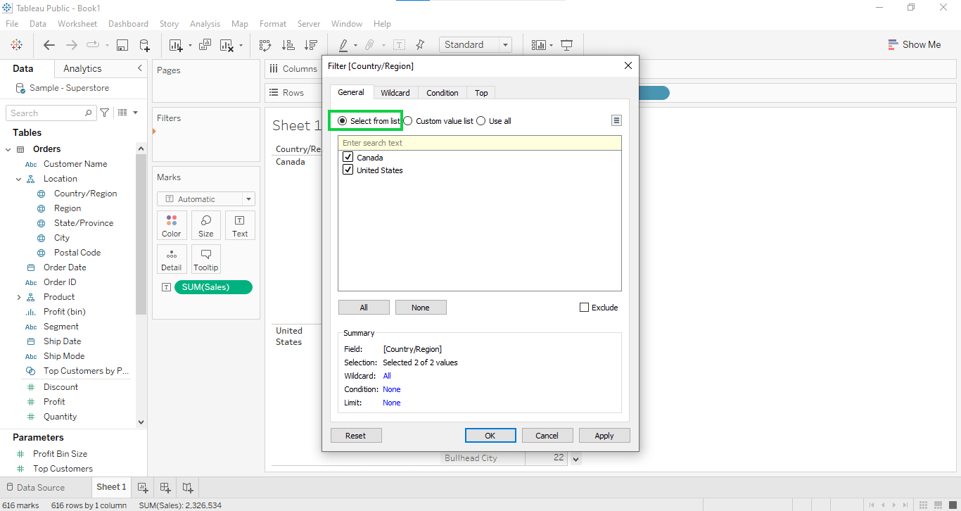 How To Use Cascading Filter In Tableau