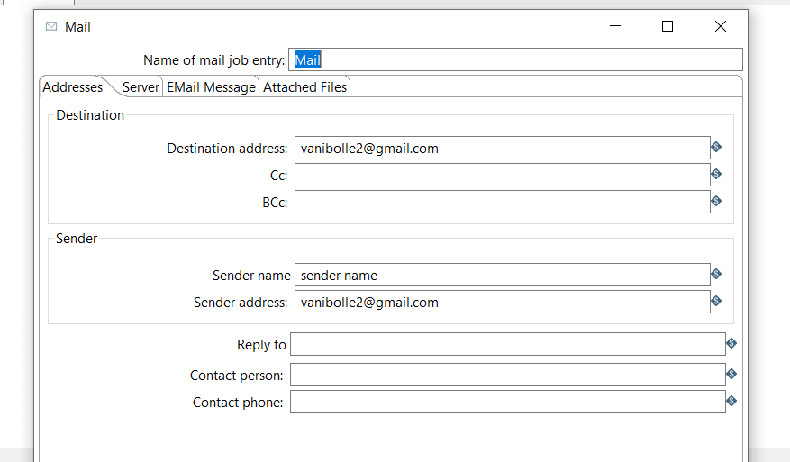 How To Send Mail With Attachments In Pentaho